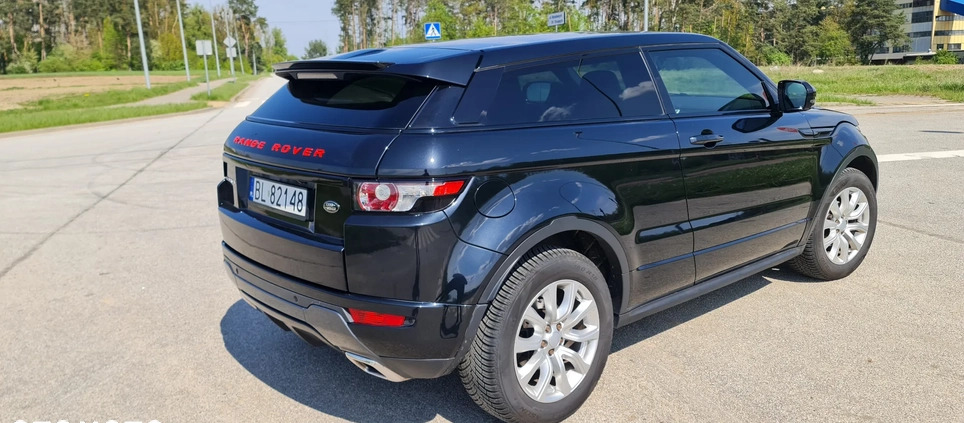 Land Rover Range Rover Evoque cena 82500 przebieg: 76000, rok produkcji 2011 z Łomża małe 704